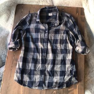 J Crew Factory plaid button down